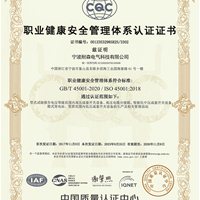 Occupational health and safety management system certification